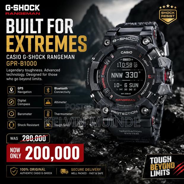 Casio G Shock Rangeman GPR B1000 - thumbnail 6