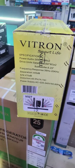 Vitron 527 2.1ch Hometheatre 9000w Bt/USB/Sd/Fm