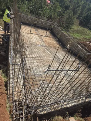 Plumbing Steel Fixing: Swimming Pool