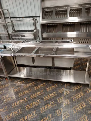 Stainless Steel Commercial Triple Sink(Three Bowl Sink)