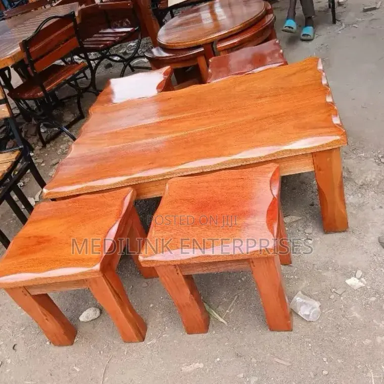 Classy Antique Coffee Tables Set Walnut