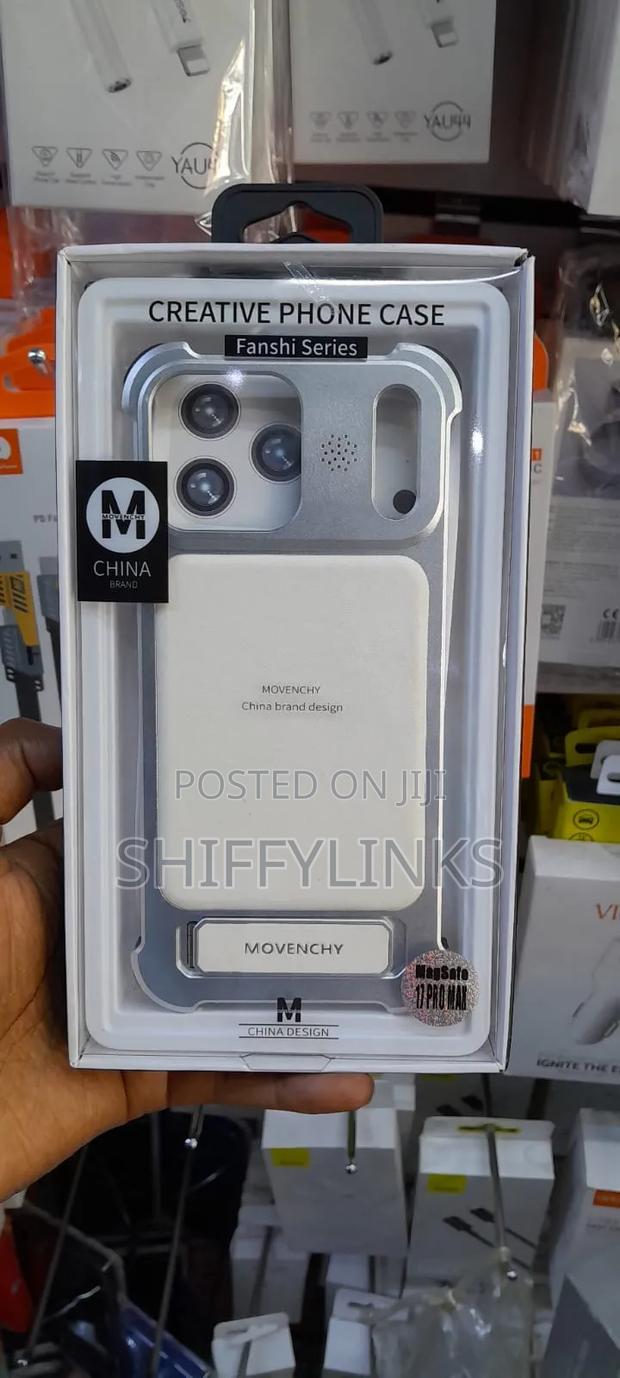 iPhone 17 Pro Max Metallic Leather Movenchy Case - thumbnail 2