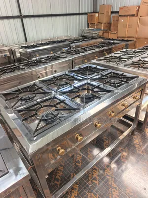 Stainless Steel 6 Burner Gas Cooker Commercial Size 1300mm by 600mm