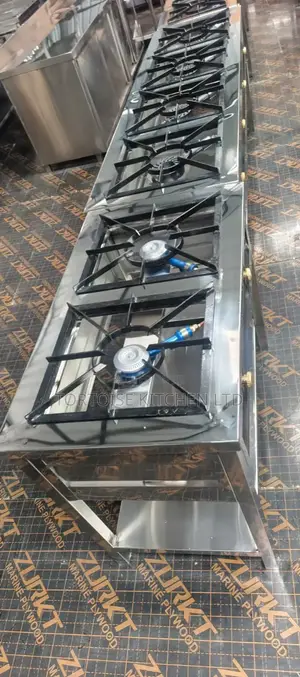 Stainless Steel Commercial 2 Burner Gas Cooker Size 1200mm by 550mm