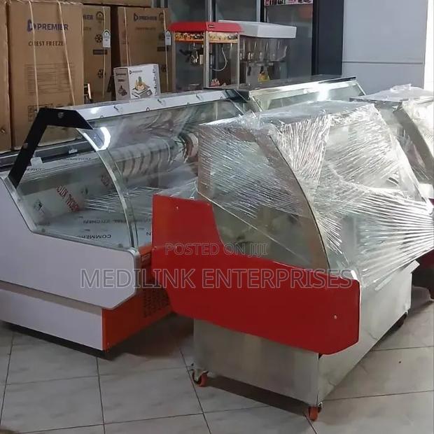 Adjustable Glass 4ft Meat Chiller Display