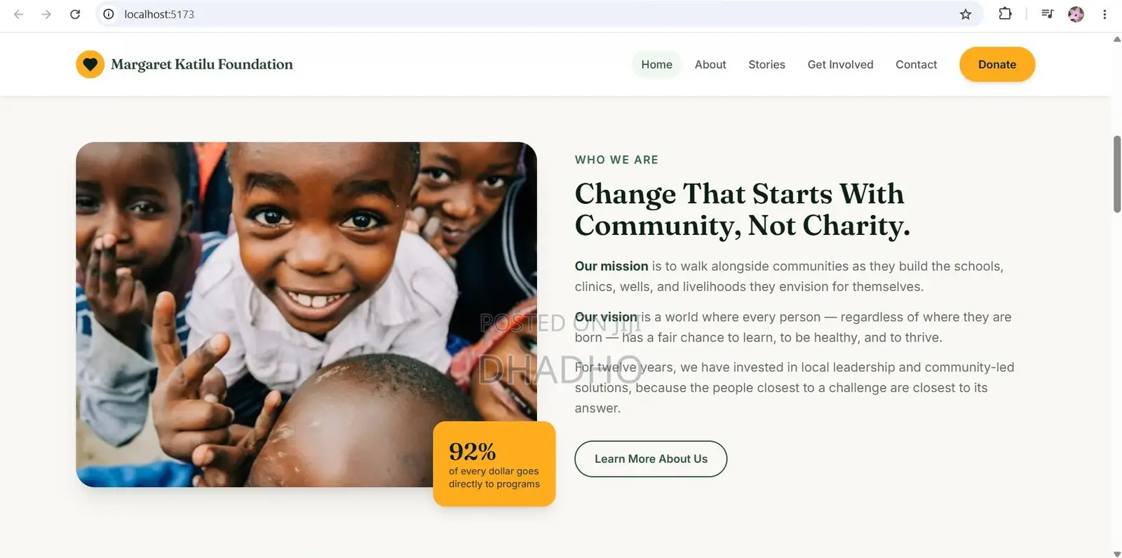 Organization Website