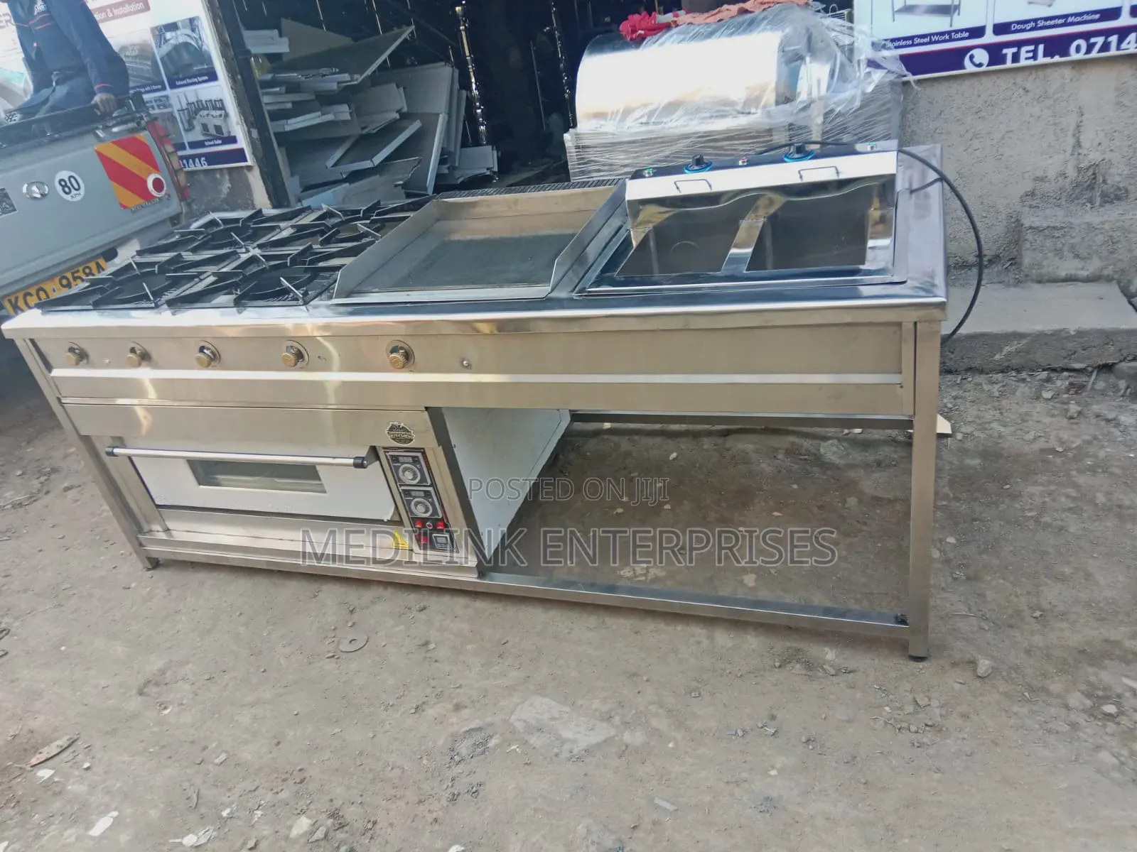 Customized Modern Stainless Steel Commercial Combined Cookers