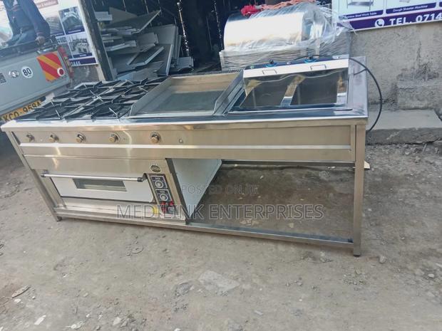 Customized Modern Stainless Steel Commercial Combined Cookers