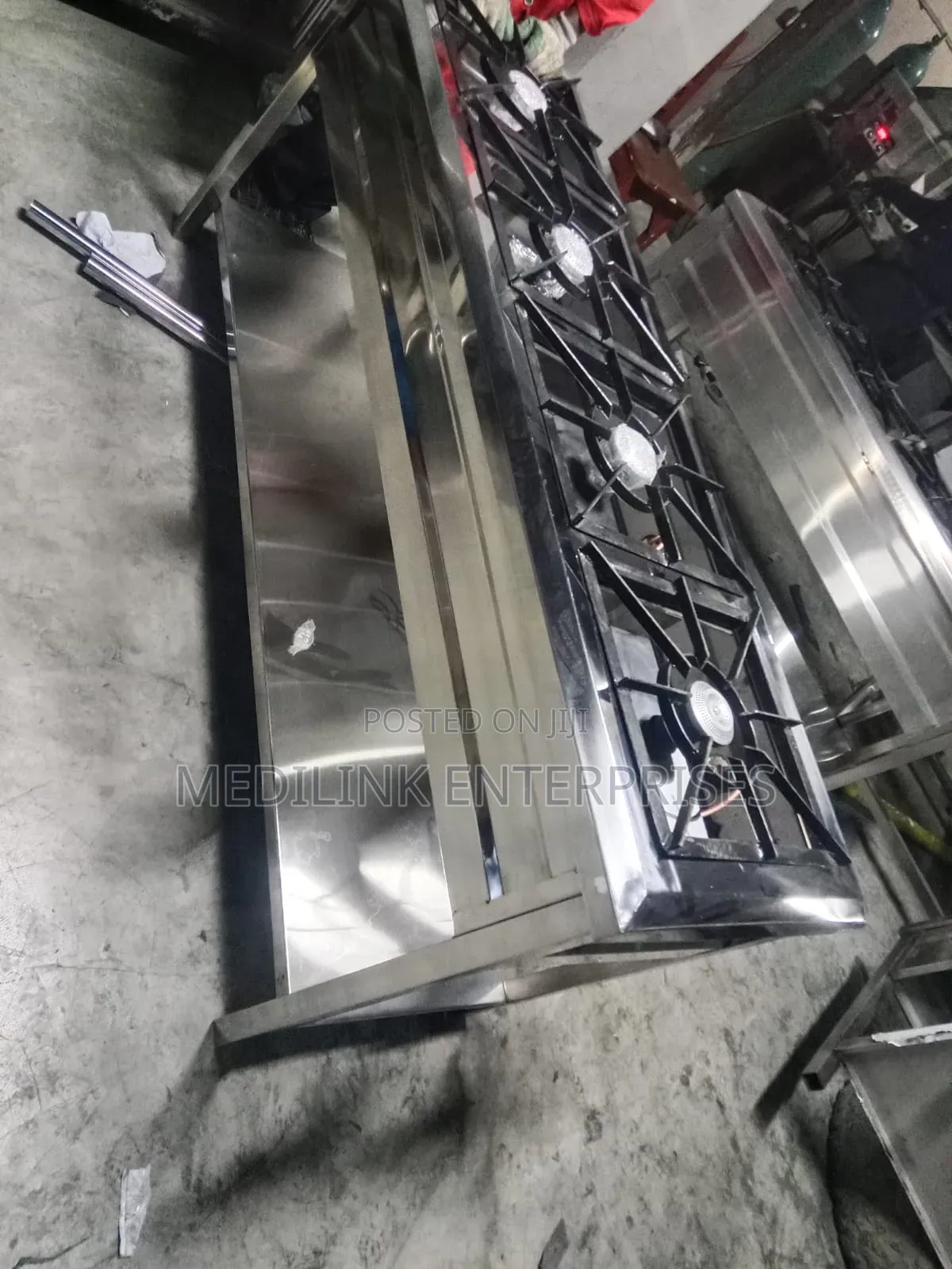 Ss 304 4 Burner Cooker Commercial Stainless Steel