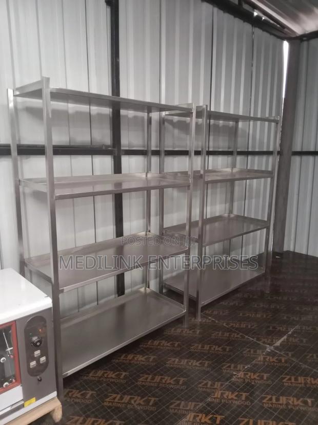 Ss 304 4-Tier Stainless Steel Racks for Kitchen