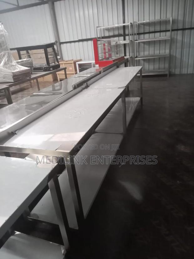 Full Lenth 6*2ft Ss 304 Working Tables