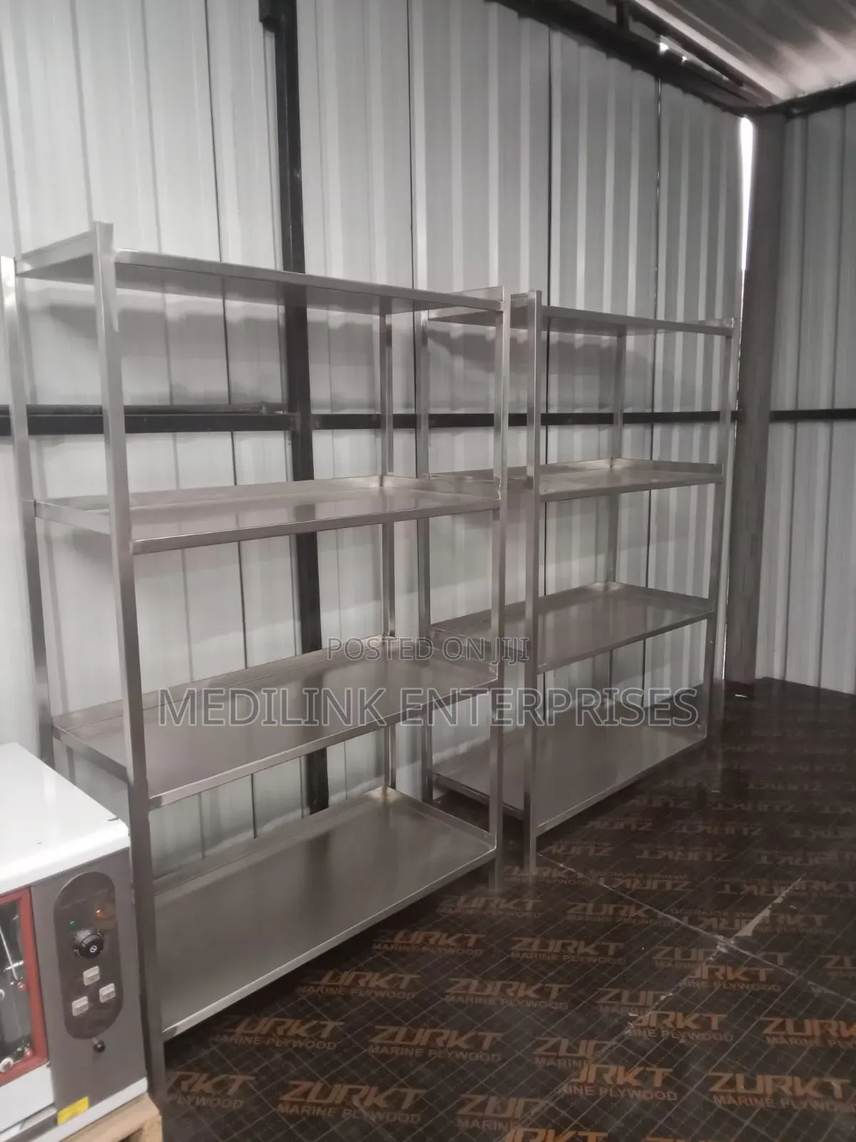 Modern Stainless Kitchen Storage 4*2*6 Racks