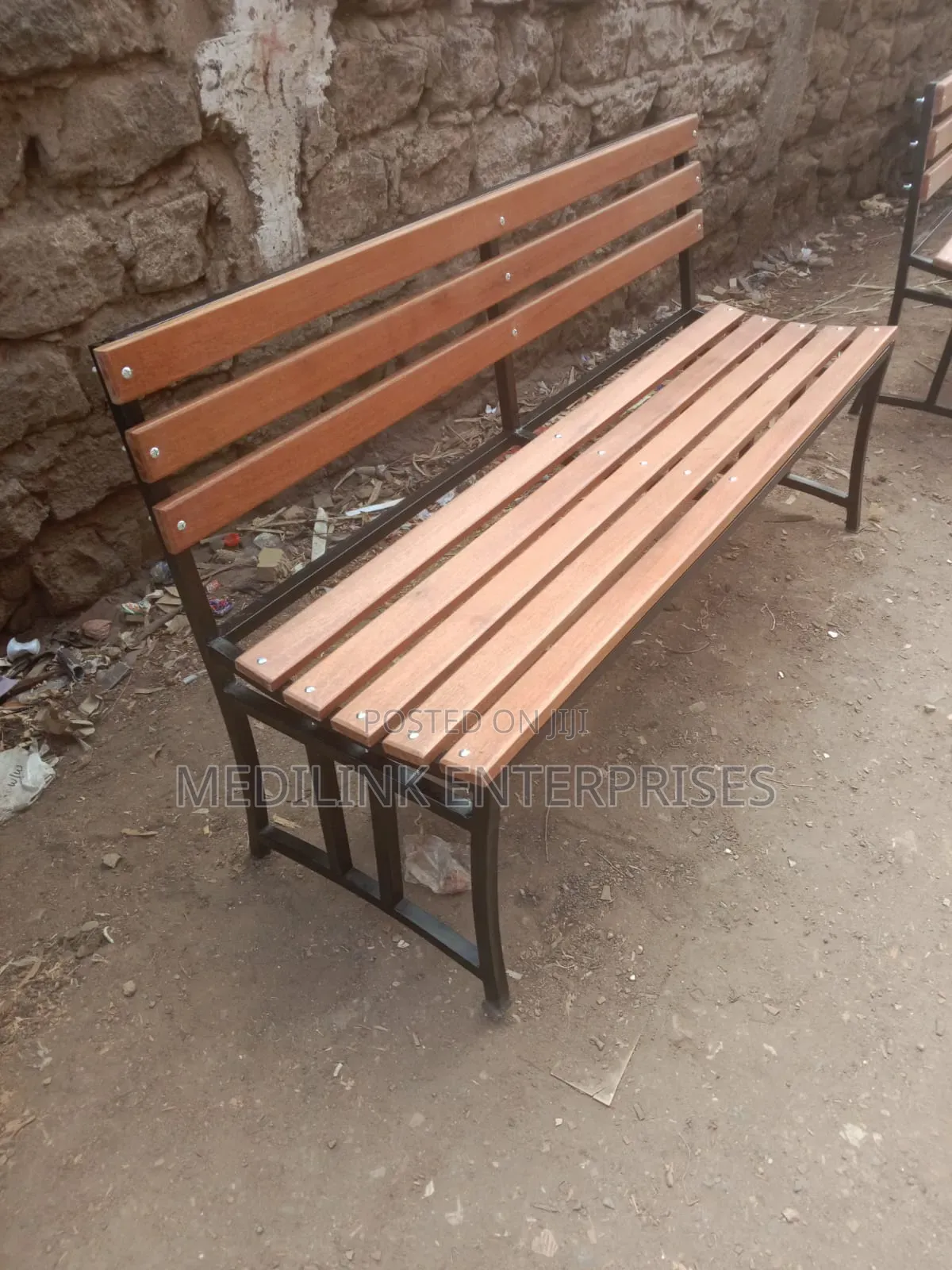 Crafted Customized Waiting Bay B3nches Wooden Metallic