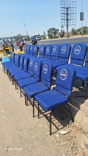 Blue Church Seats