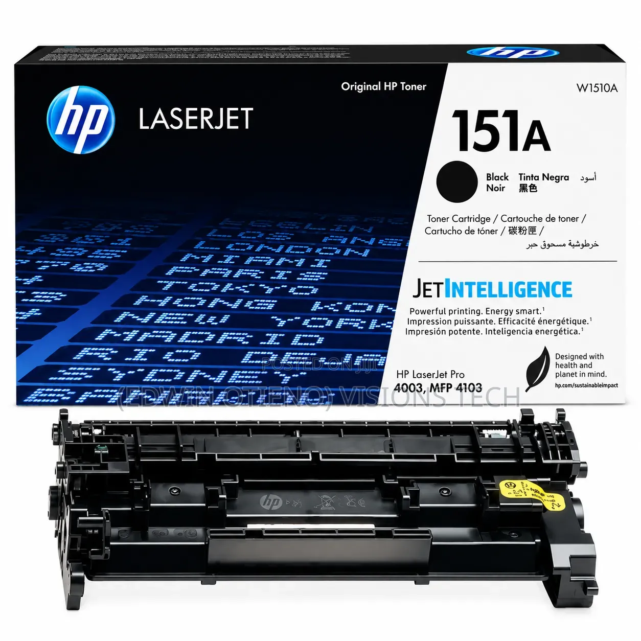 HP 151A Crisp Clear Print Toner