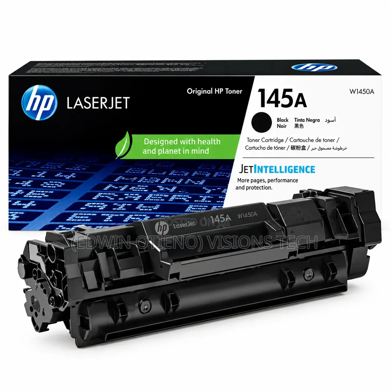 HP 145A Crisp Clear Black Toner