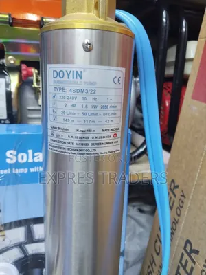 2 HP ,158 Metres Doyin Submersible Water Pump