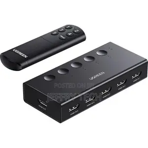 Ugreen- HDMI Switch 5 in 1 Out at 60Hz, HDMI Splitter With Remote 5