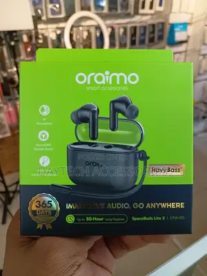 The Oraimo SpaceBuds Lite 2 (OTW-325) True Wireless Earbuds.