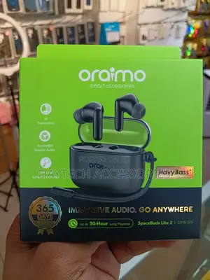 The Oraimo SpaceBuds Lite 2 (OTW-325) True Wireless Earbuds.
