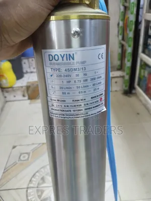 93 Metres 1 H.P Doyin AC Submersible Water Pump