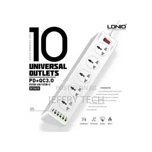 LDNIO Universal 10 Port + 1PD + 1QC + 4 USB SOCKET EU/US/UK