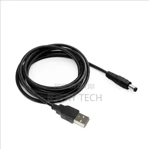 Universal Power Cable USB to DC 5.5 * 2.1mm Jack 5V Charging Cord With