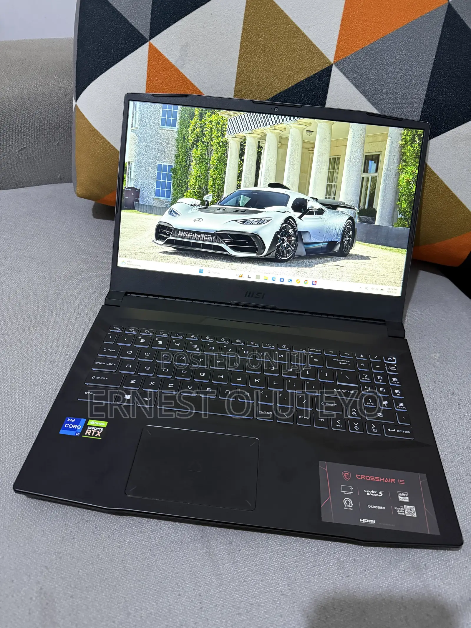 Laptop MSI Crosshair 15 16GB Intel Core i7 SSD 512GB