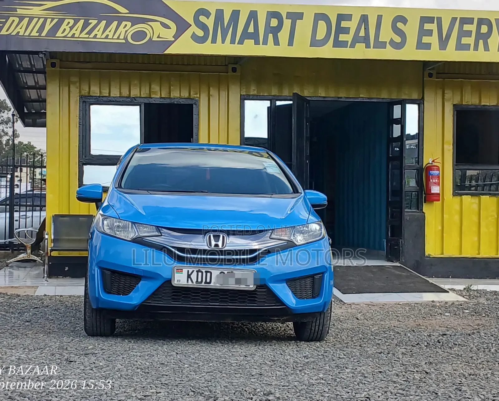 Honda Fit 2014 Blue