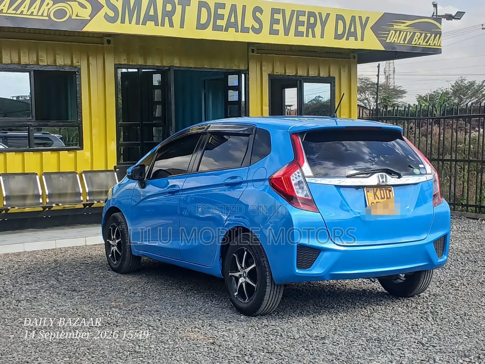 Honda Fit 2014 Blue