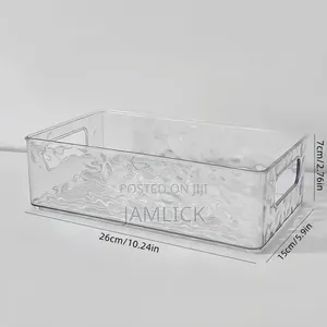26x15x7cm Clear Acrylic Organizer Container Bowl Storage Box - Pm