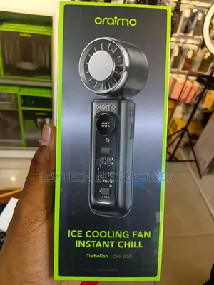Oraimo TurboFan Handheld Fan With Built-in Ice-Cooling Chip