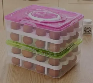 2-Layer 32pc Egg Tray Organizer - Pm