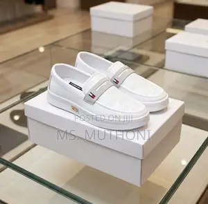 Tommy Hilfiger Laceless Slip-on Platform Sneakers Size 40-45