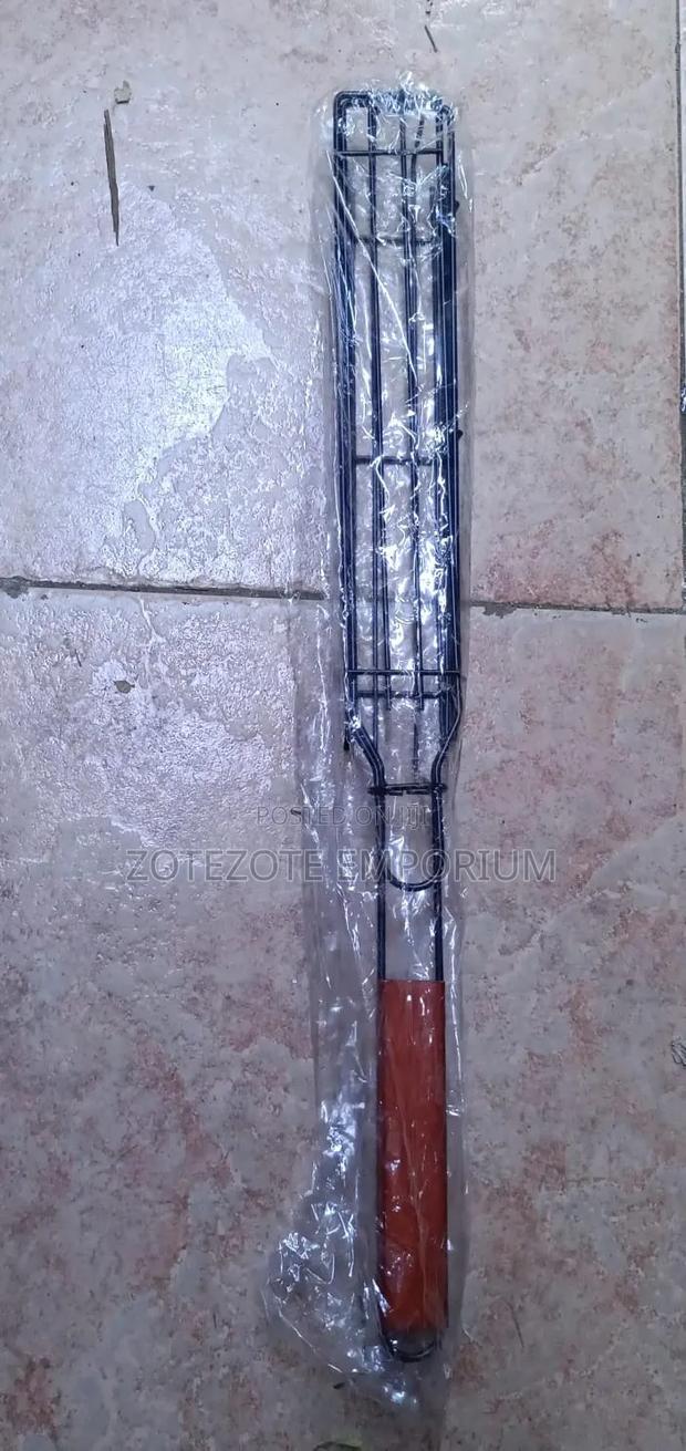 Barbecue Wooden Handle Stainless Rack