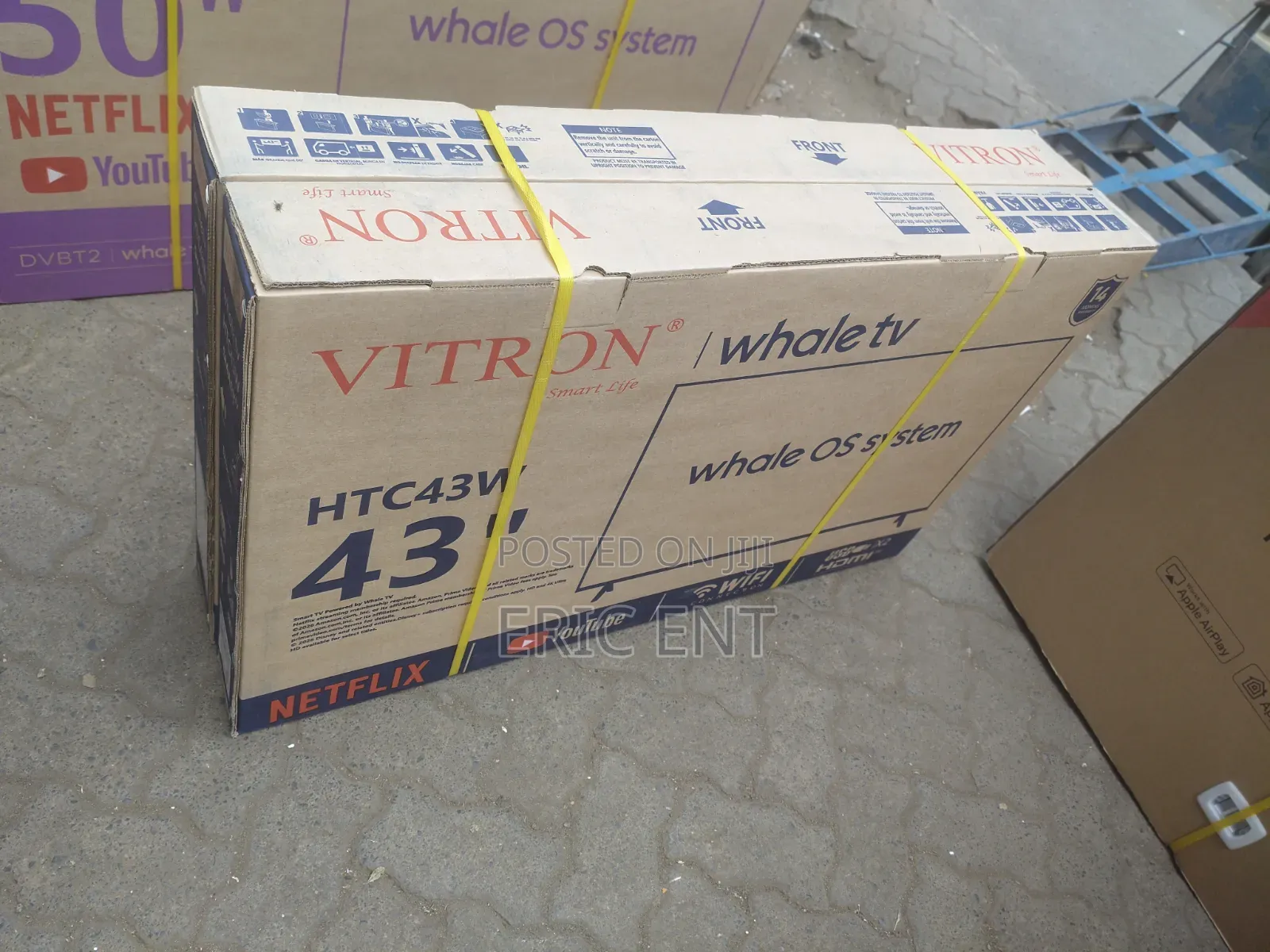 Vitron 50" Whale Os TV. HTC 50q