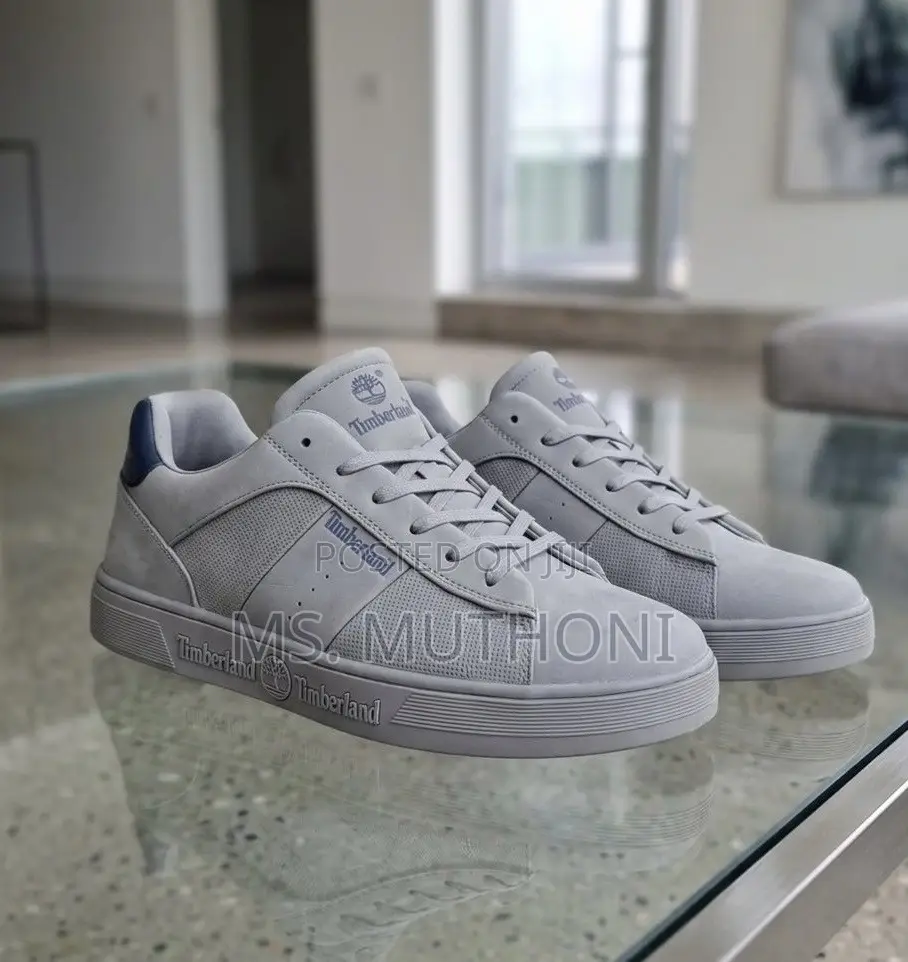 Timberland Pebbled Leather Low-Top Sneakers Size 40-45