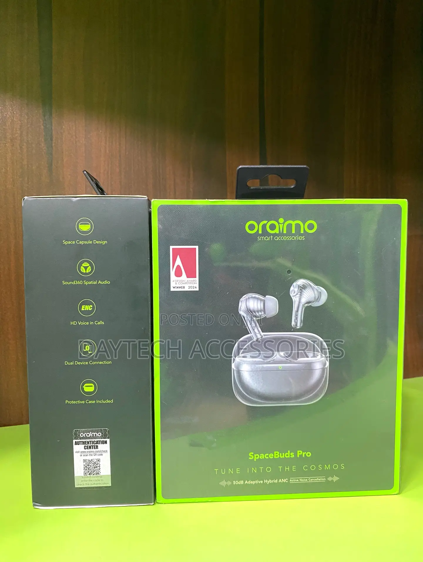 Oraimo Pro Hybrid ANC True Wireless Earbuds - Grey