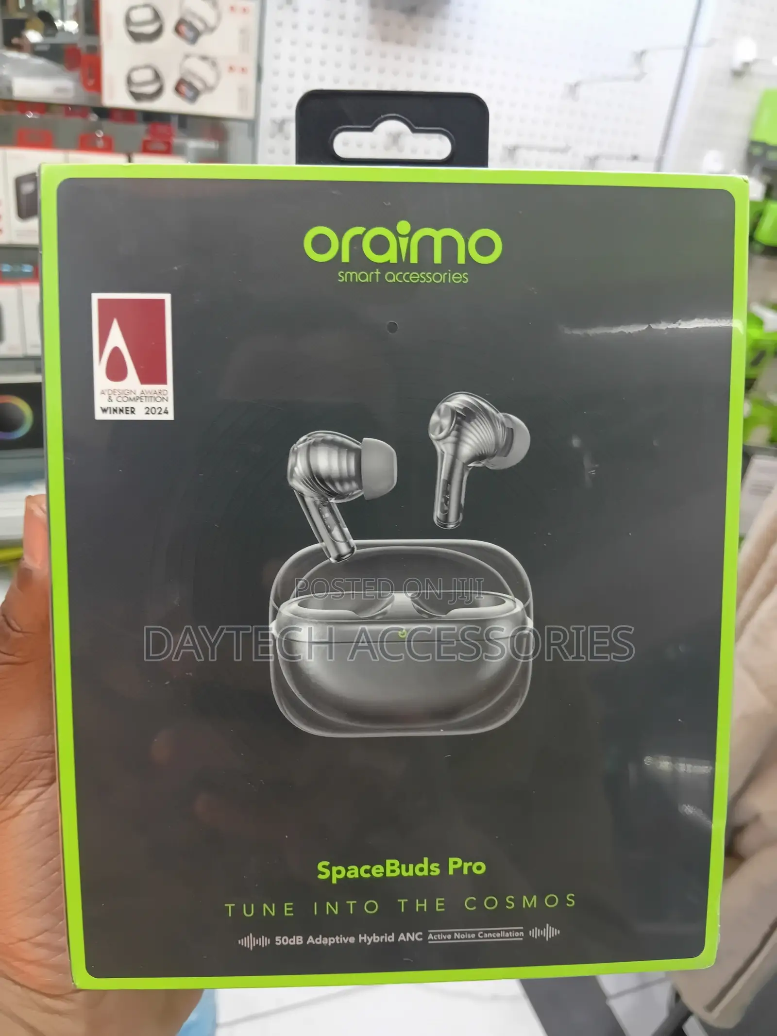 Oraimo SpaceBuds Pro OTW-930 Active Noise-Cancelling Wireless Earbuds.