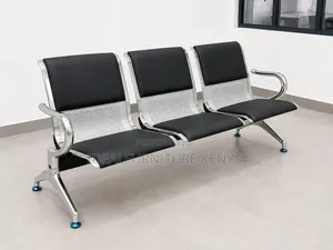 Waiting Bench Black Padded