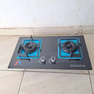 2 Gas Burner Table Top Glass Hob