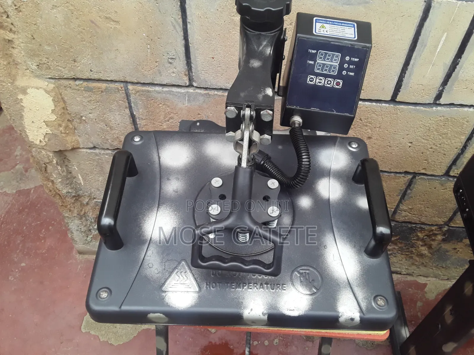 8 in 1 Combo Machine for Tshirts Printing and Plotter Vinyl Cutter