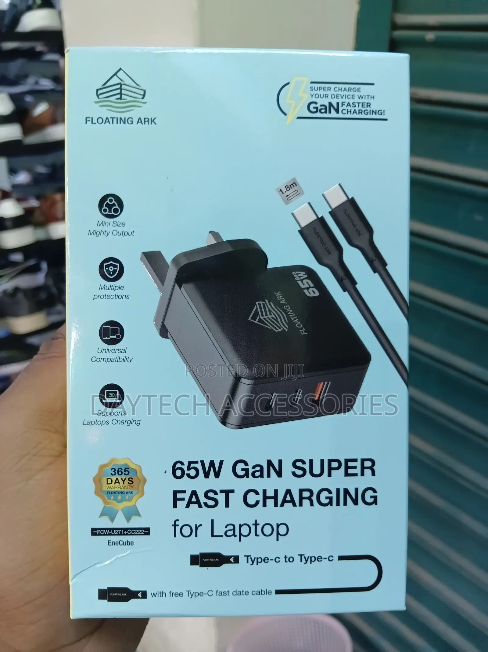 Floating Ark EneCube 65W GaN Fast Charger - Black