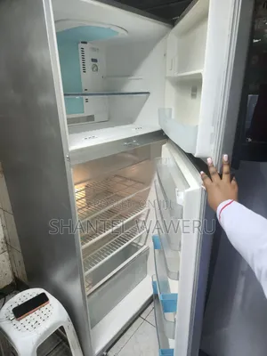 Very Clean Tested and Working Silver Double Fridge 500litres