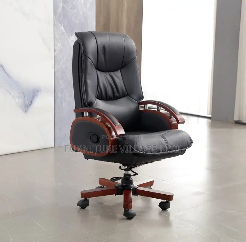 Office Chair; Executive Leather Directors Chair