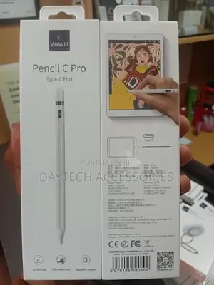 The WiWU Tilt Pencil C Pro Stylus Pen in White.