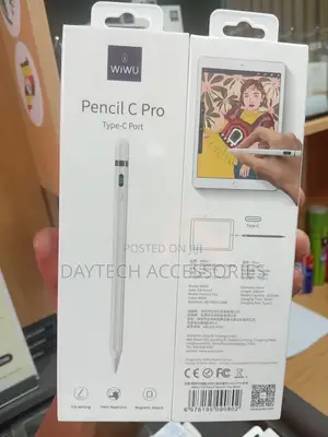 The WiWU Tilt Pencil C Pro Stylus Pen in White.