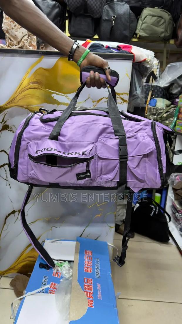 Light Purple Multi Purpose Gym Travel Backpacks at 1200