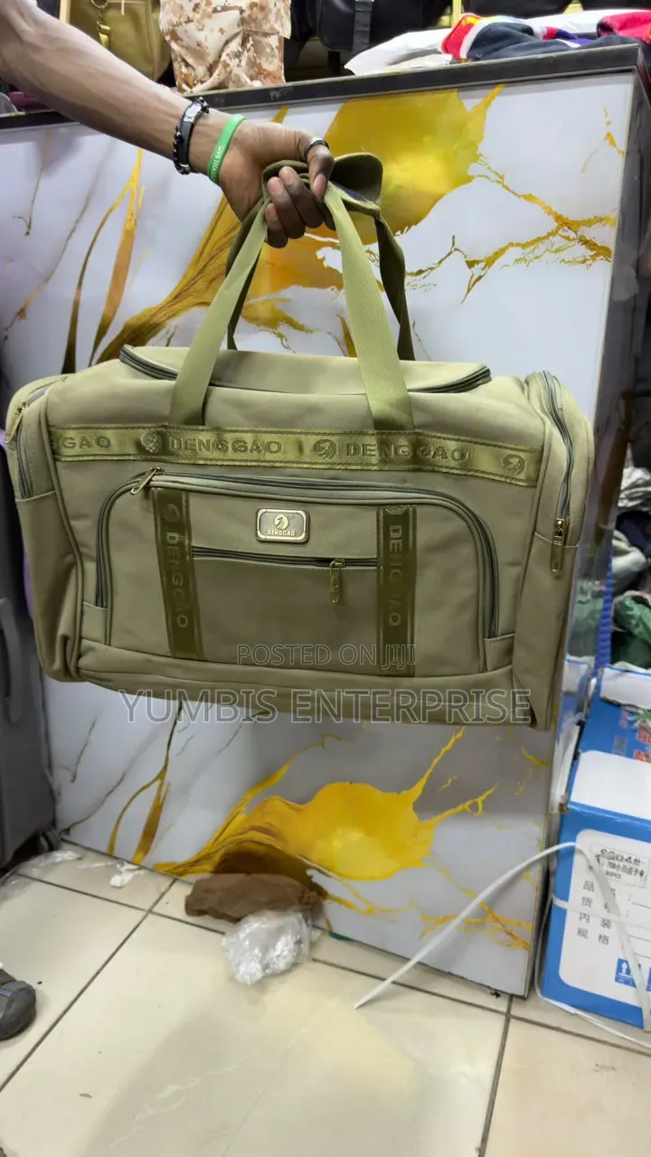 Jungle Green Dengao Medium Size Canvas Travel Bag at 1500