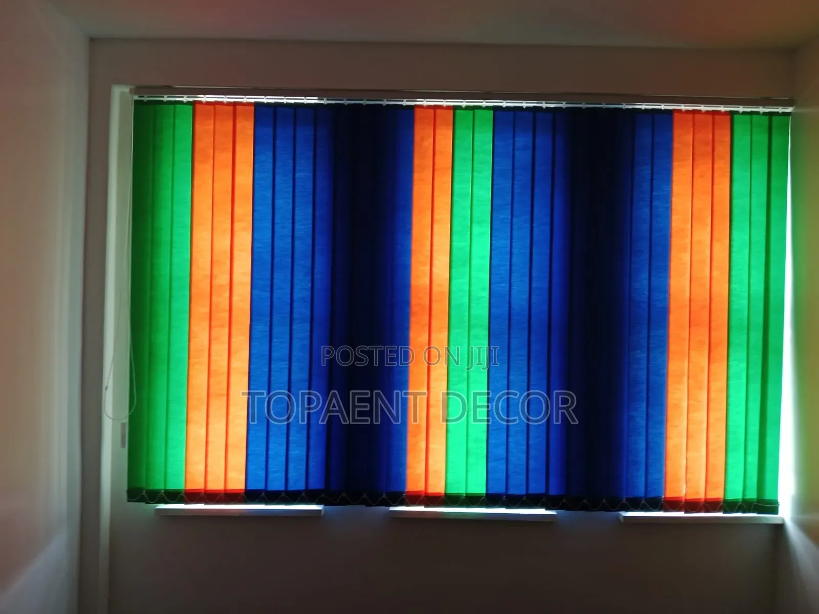 Light and Privacy in One , Vertical Office Window Blinds